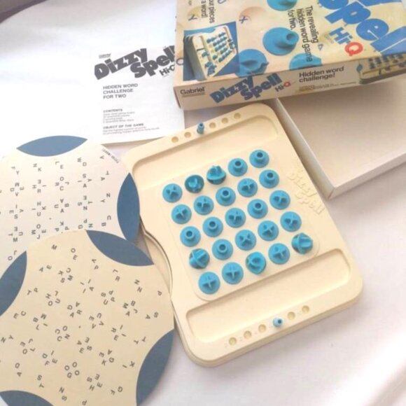 Dizzy Spell - Hi-Q Game by Gabriel 1978 Version Complete Set of this Hidden Word - Picture 7 of 10